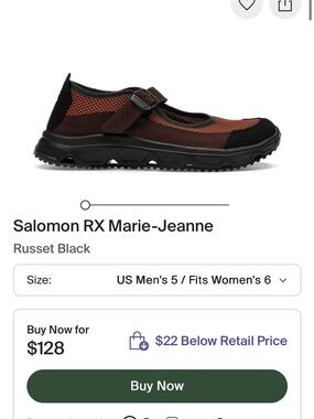Salomon RX Marie Jeanne 'Russet Roasted Clay'-Like New!